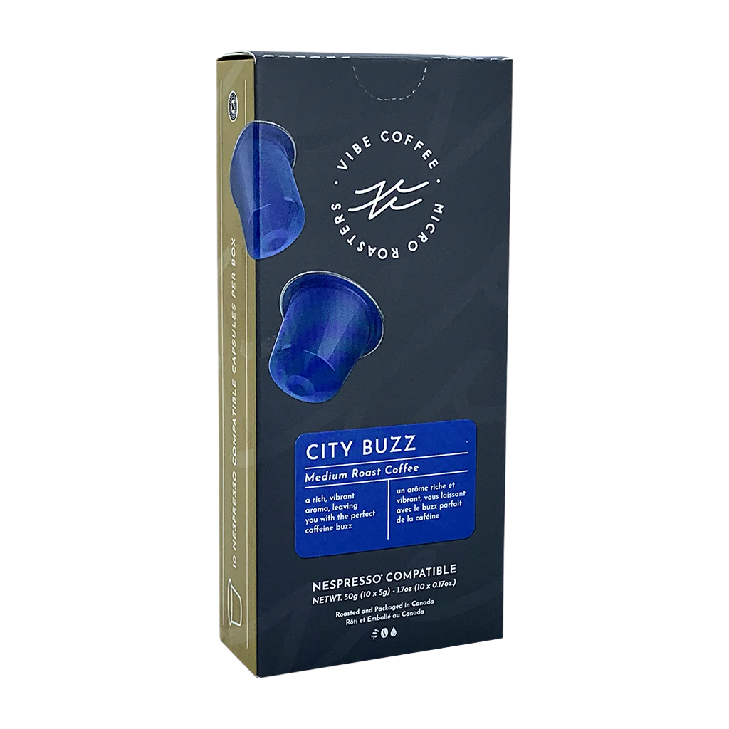 Vibe Coffee Nespresso Capsules City Buzz (Box of 10)