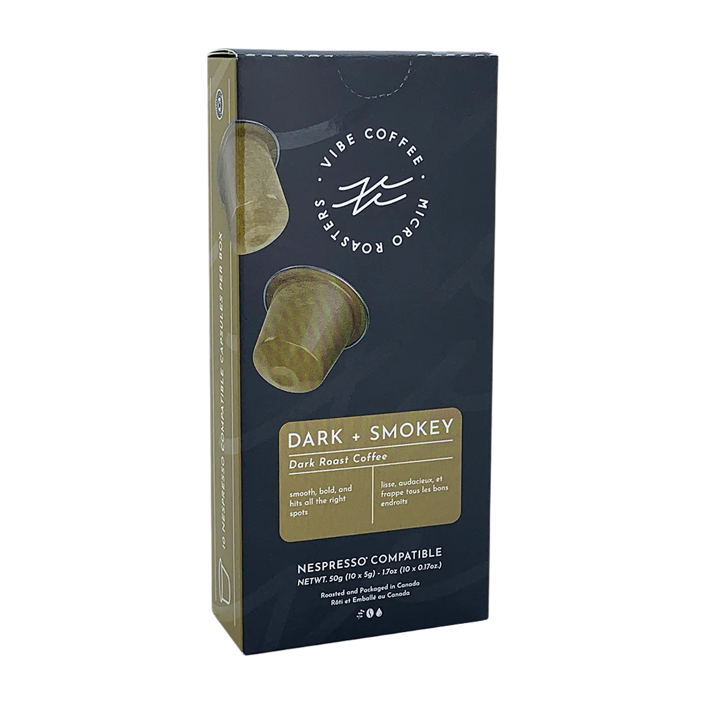 Vibe Coffee Nespresso Capsules Dark & Smokey (Box of 10)