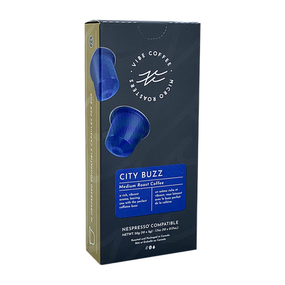 Vibe Coffee Nespresso Capsules City Buzz (Box of 10)